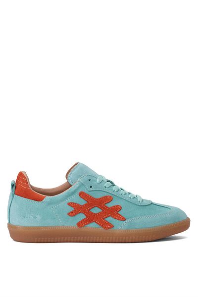 Ayakkabı Fuarı Elit Rch088-M-Vade Women's Genuine Leather Classic Sneaker Turquoise