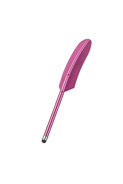 Generic FEATHER CAPACITIVE STYLUS PEN PINK