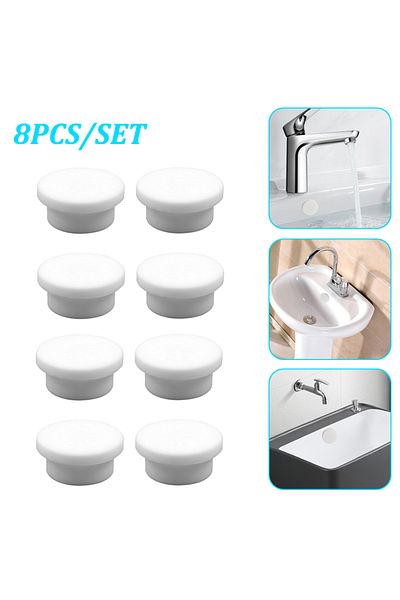 Choice 8Pcs 2/4/8/16PC Bathroom Rubber Wash Basin Overflow Ring Kitchen Sink Washbasin Drain Seal Stopper B