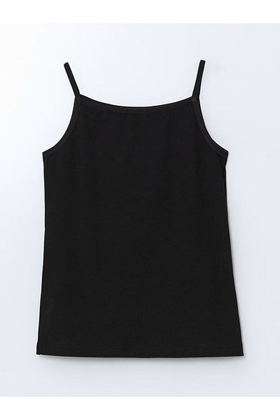 LC Waikiki New Season Square Collar Girl's Undershirt - S5Gr07Z4