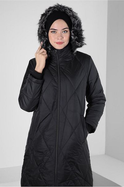 Alvina MANTE PUFF CU GLUGĂ 90420