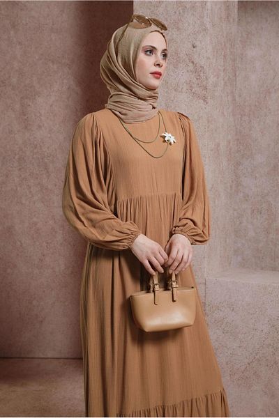 Alvina Φόρεμα Hijab 44427 - Λεπτομέρεια αλυσίδας