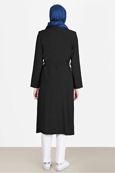 Alvina Kuşaklı Fermuarlı Trençkot 10552