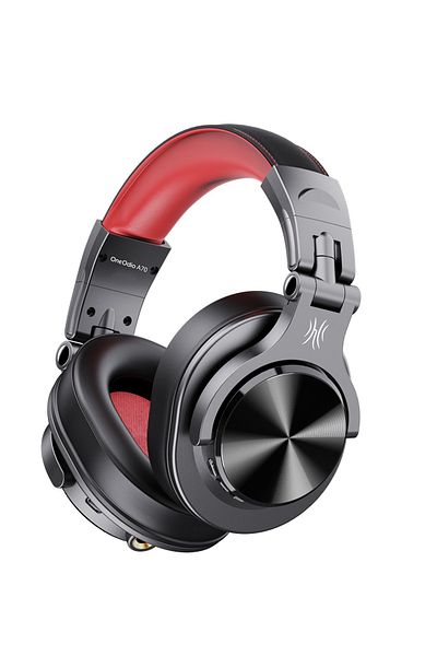 Oneodio A70 Bluetooth Over Ear Headphones, Wireless Headphones w/ 72H Playtime, Hi-Res