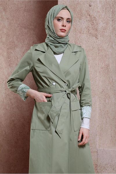 Alvina BIRDED TRENCH COAT 10865