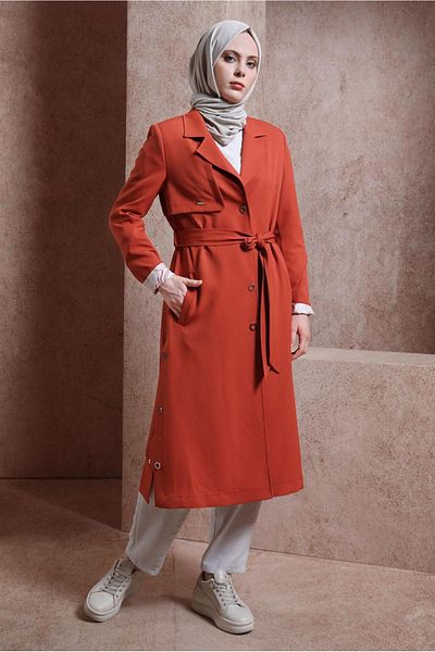 Alvina BIRDED TRENCH COAT 10868