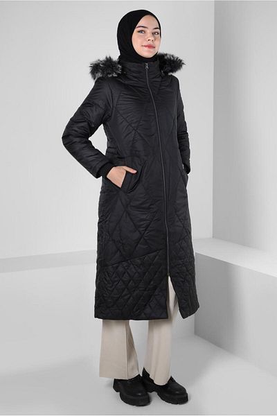 Alvina MANTE PUFF CU GLUGĂ 90420