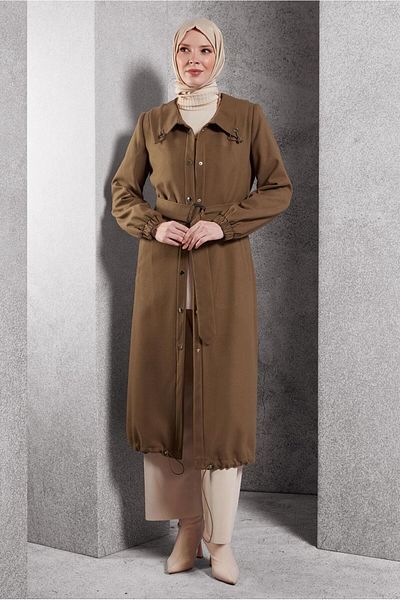 Alvina Belted Trench Cotton 10922