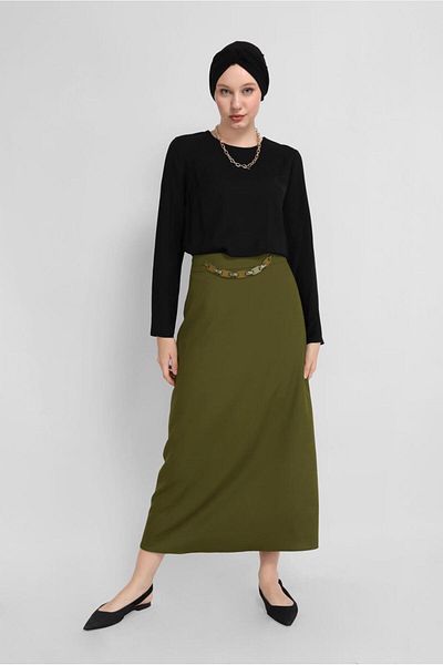 Alvina Cycling Collar Zipper Tunic 40869