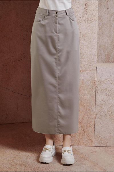 Alvina 60584 Μοντέλο ίσια κομμένη φούστα Hijab