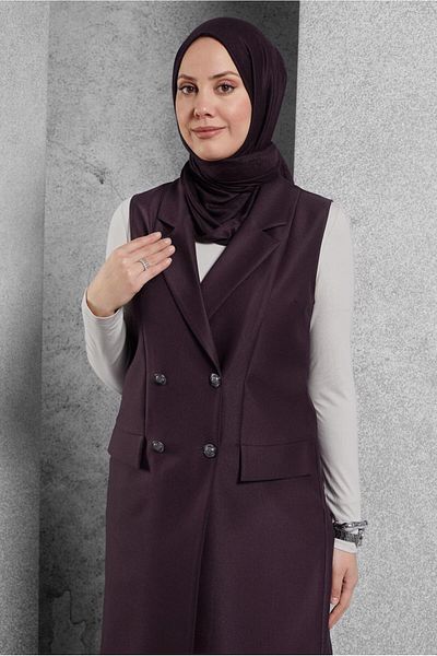Alvina Kruvaze Collar Vest 45219