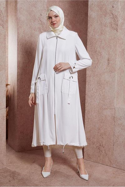 Alvina 10869 Trench cu fermoar model