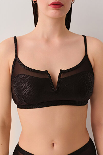 SUWEN Sirius Tül Detaylı Bikini Üst