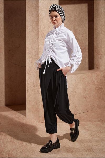 Alvina Baggy Cut Pants 70726