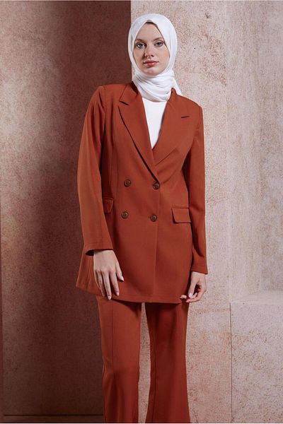 Alvina 44648 Model Blazer cu guler dublu