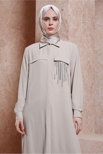 Alvina STONE DETAIL LONG TUNIC 43906