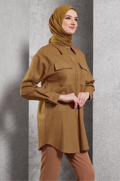 Alvina Shirt Collar Tunic 45069