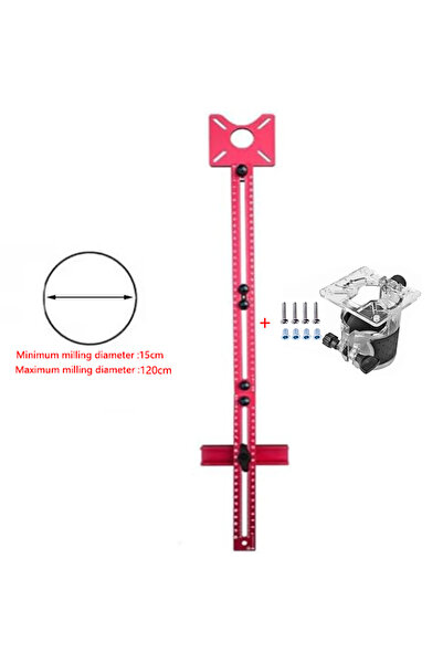 Choice3 1pcs B and base 15cm-120cm Router Circle Cutting Jig 4 in 1 Router Mi...