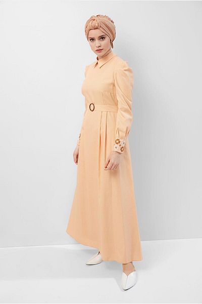 Alvina ROCHIE DE BUMBAC CU DETALIU DE BRODARE 40520