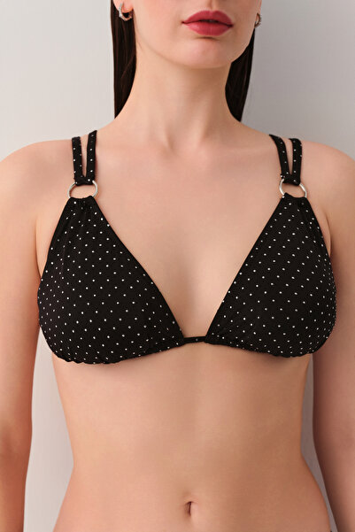 SUWEN Doty Aksesuarlı Bikini Üst