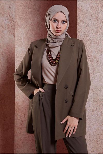 Alvina 44648 Модел сако с двуредно сако