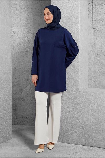 Alvina Tunic with Sleeves Straps 4415