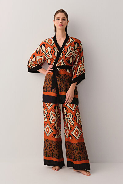 SUWEN Κιμονό με σχέδιο Gabriel