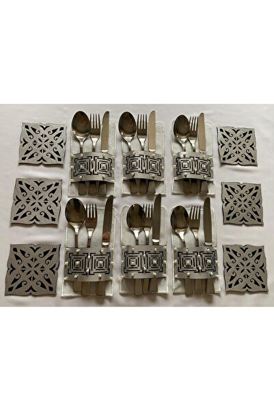 Lady Rio Сервіс для столових приборів - ложка, виделка, ніж, чохол, підставка...