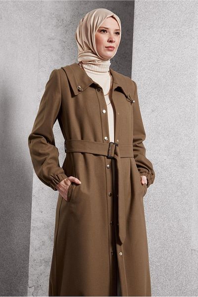 Alvina Belted Trench Cotton 10922