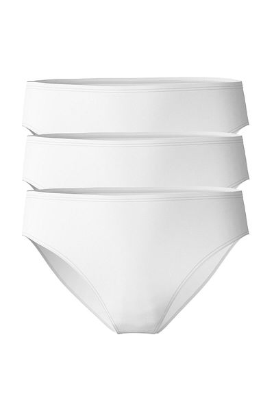 Calida Damen Slip 3er Pack - Essential Cotton, Regular Cut, Jersey, einfarbig