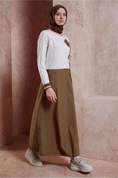 Alvina Βαμβακερό Φόρεμα Hijab - 44514