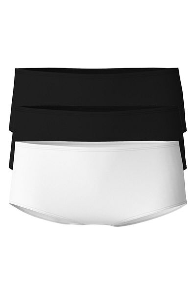 Calida Damen Slip 3er Pack - Essential Cotton, Low Cut, Jersey, einfarbig