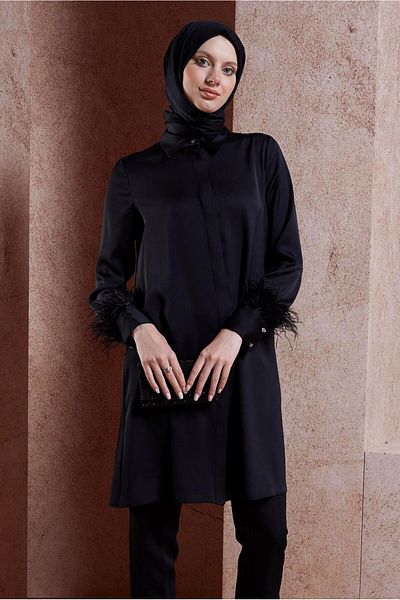 Alvina Tunic 44422 - Feather Detailed