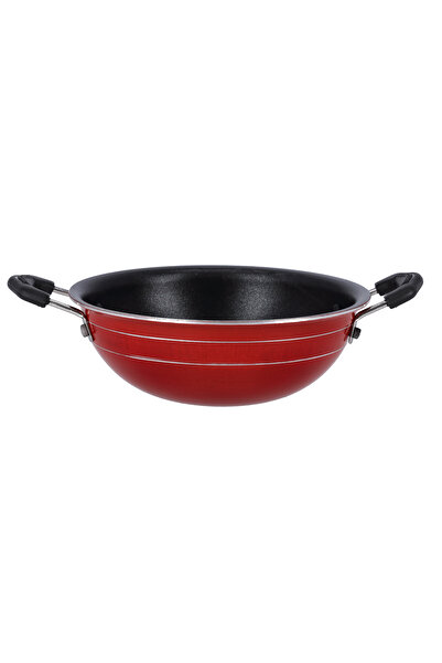 ROYALFORD 18cm Non-stick Mini Kadai With Stainless Steel Lid, Rf10005
