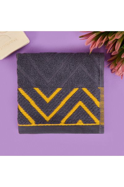 Evidea Soft Wave Hand Towel - Anthracite - 30X40 cm