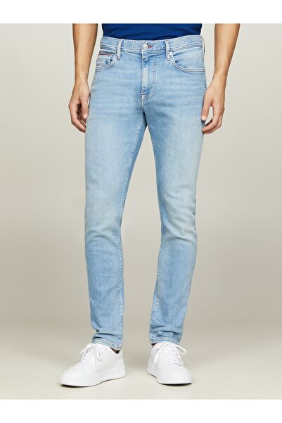 Tommy Hilfiger بنطلون جينز أزرق للرجال من تومي هيلفيغر