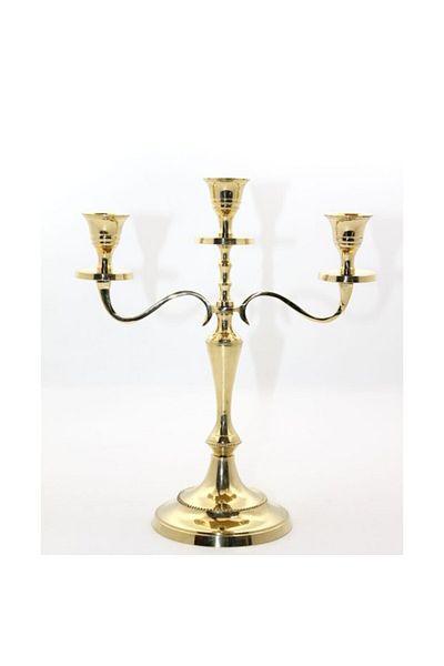 Tonfty Brass 3-Piece Candlestick Model 1