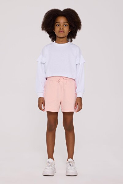 Tyess Basic BG Store Kız Çocuk Pembe Şort