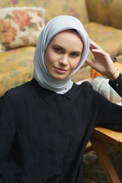 ED Scarf Κλασικό Κοστούμι Γκρι Modal Κασκόλ