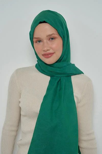 ED Scarf Μοτίβο από βαμβακερό σάλι - Benetton