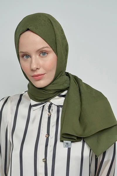 ED Scarf Βαμβακερό Σάλι Floral Pattern - Nefti