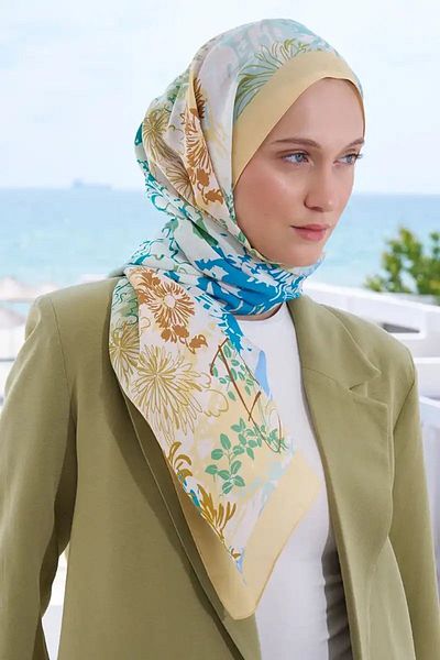 ED Scarf Yellow Curated Ethnic Shawl