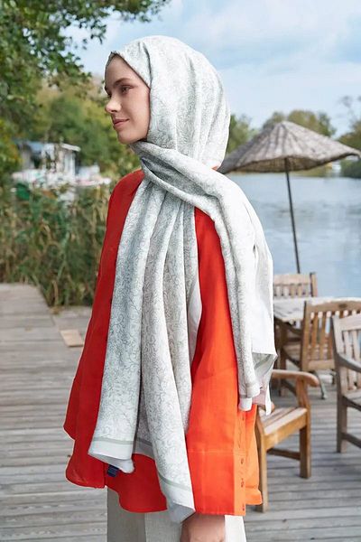 ED Scarf Farida Iconic Collection - Λιθάρι Πράσινο