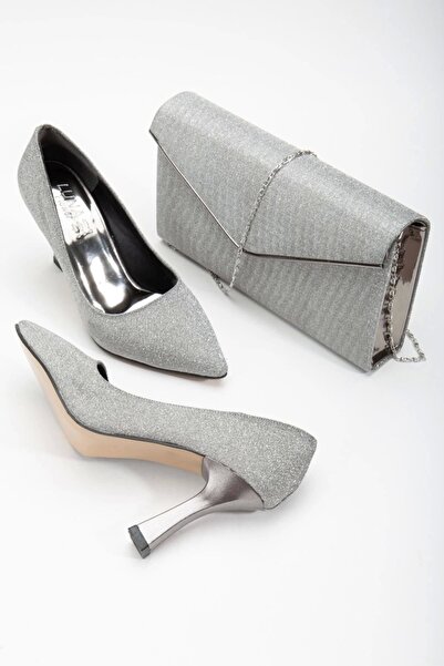 LULO TARZ 9 cm Producție specială - Set elegant de pantofi stiletto și geantă...