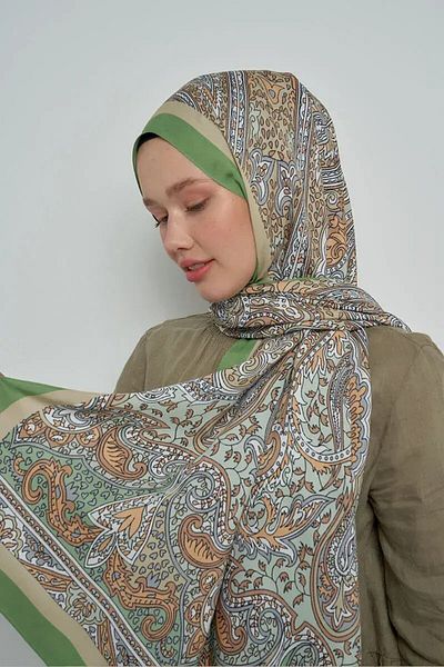 ED Scarf Συλλογή Bahia Σάλι Paisley - Πράσινο