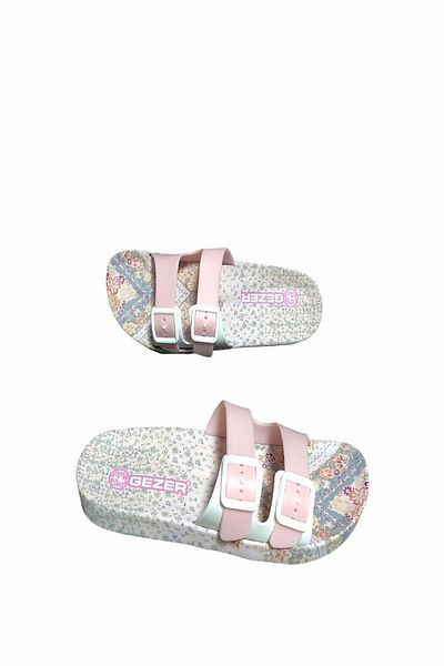 GEZER Women's Non-Slip Powder Patterned Pool Sea Bath and Daily Slippers - Golden Step Shoes