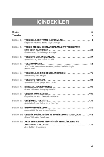 Güneş Tıp Kitabevleri Eczacılık Fakültesi Farmasötik Toksikoloji Akıl Notları
