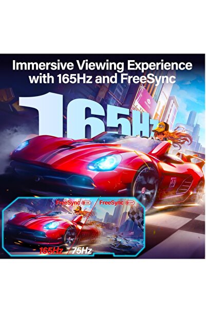 FlashHawk Curved 23.8-inch Gaming Monitor 1080p up to 165Hz 144Hz