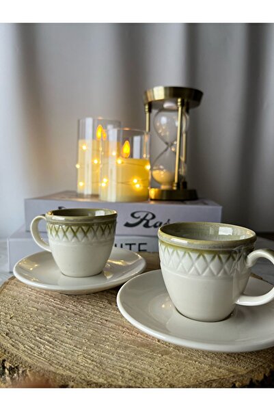 Moon Dizayn 2li 2 KİŞİLİK KAHVE FİNCAN TAKIMI