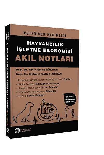 Güneş Tıp Kitabevleri Veteriner Hekimliği Hayvancılık İşletme Ekonomisi Akıl ...